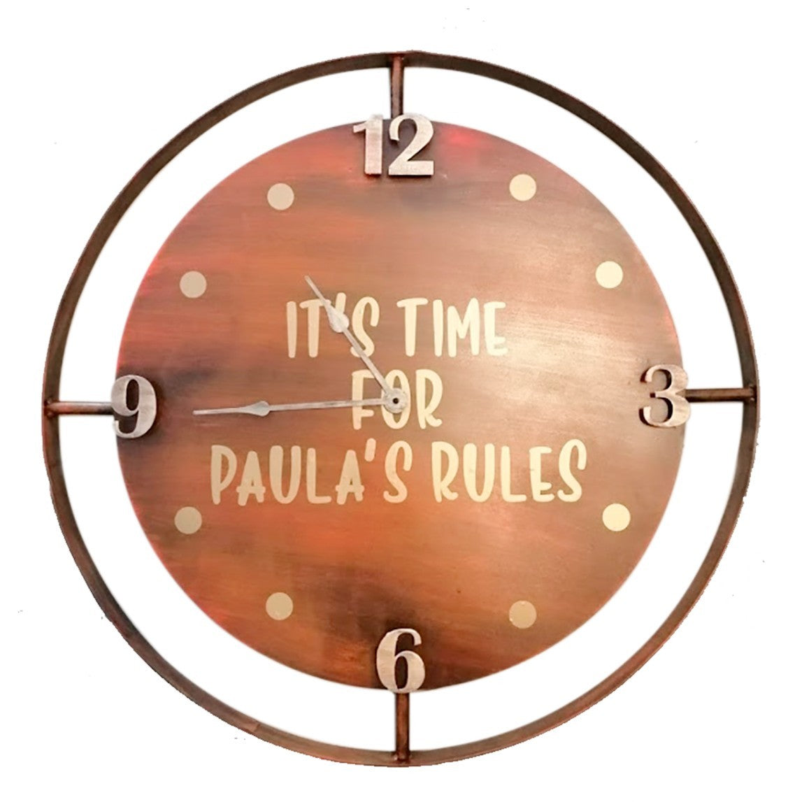 Reloj Vintage Flotante