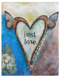 Cuadro 3d Vintage  Just Love