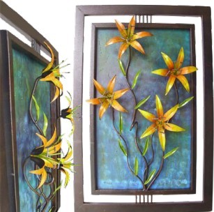 Cuadro flotante Flor de Lili