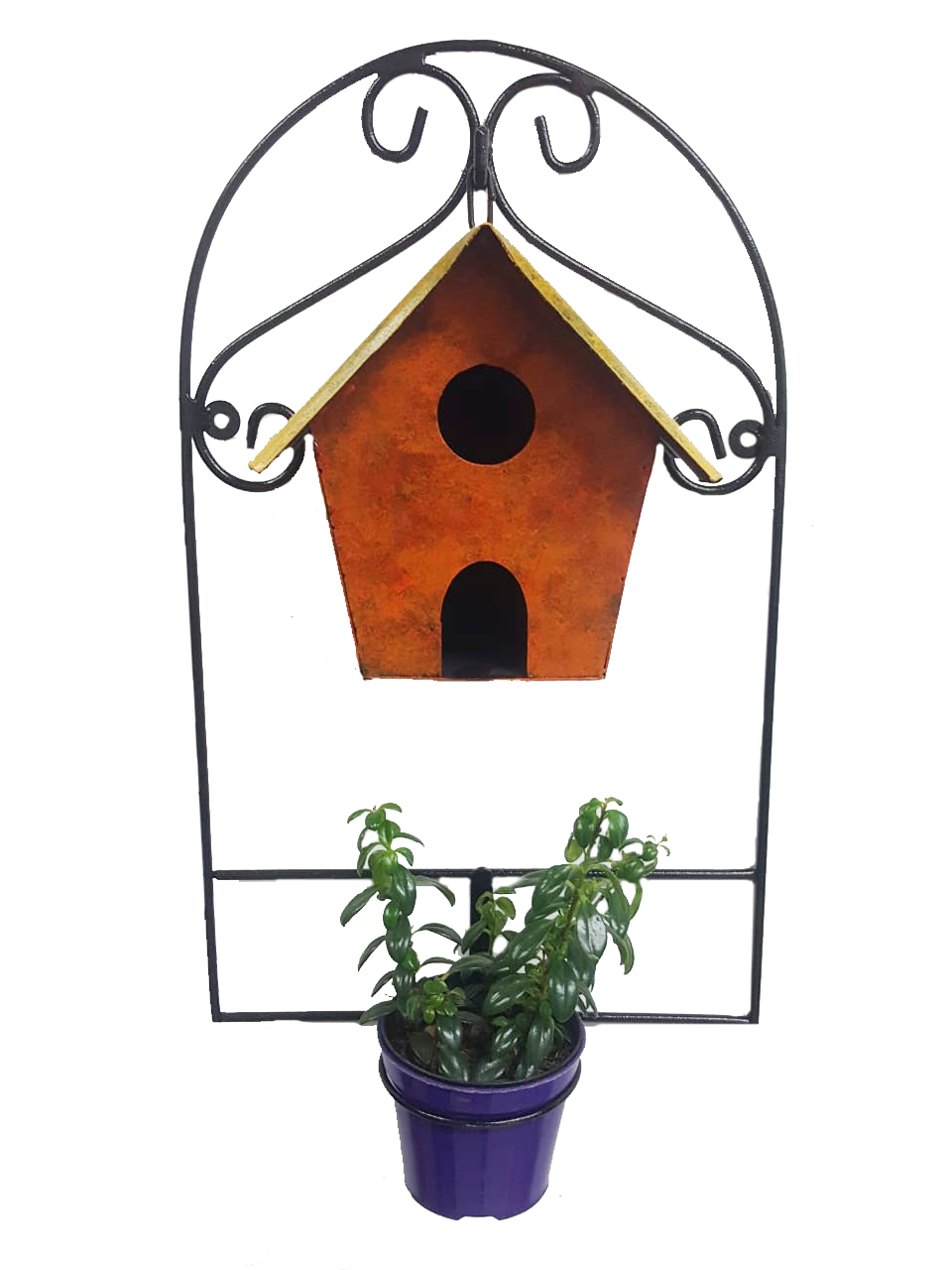 Aplique portamatera casita de pajaros