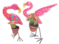 Escultura Flamencos para plantas