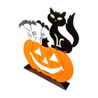 Gato y calabazón
