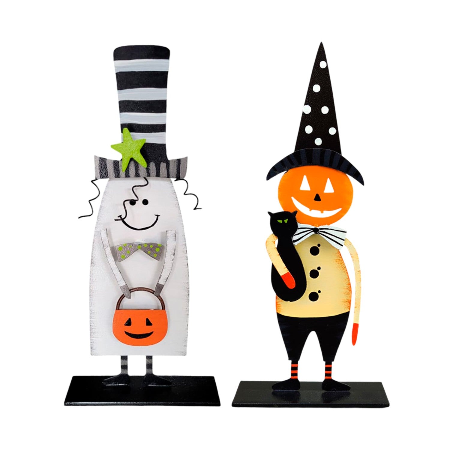 Dúo fantasma y calabaza