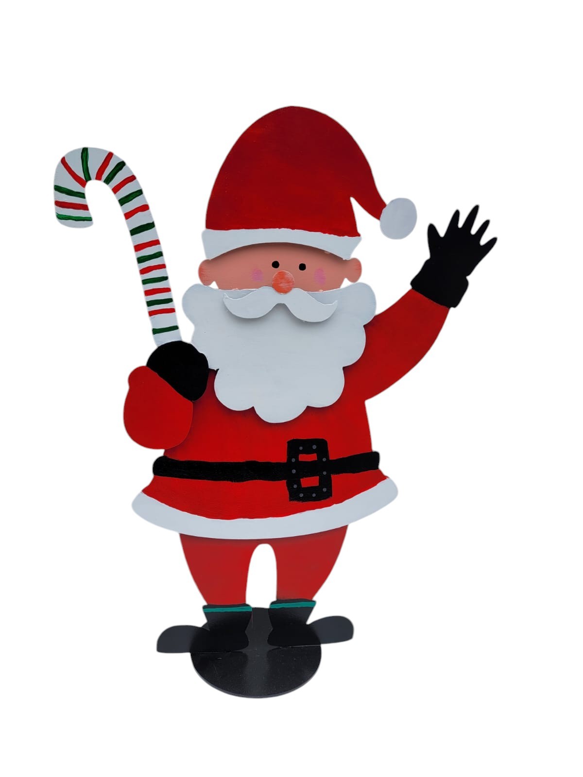 Escultura de piso Santa