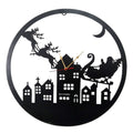 Reloj Negro Navidad