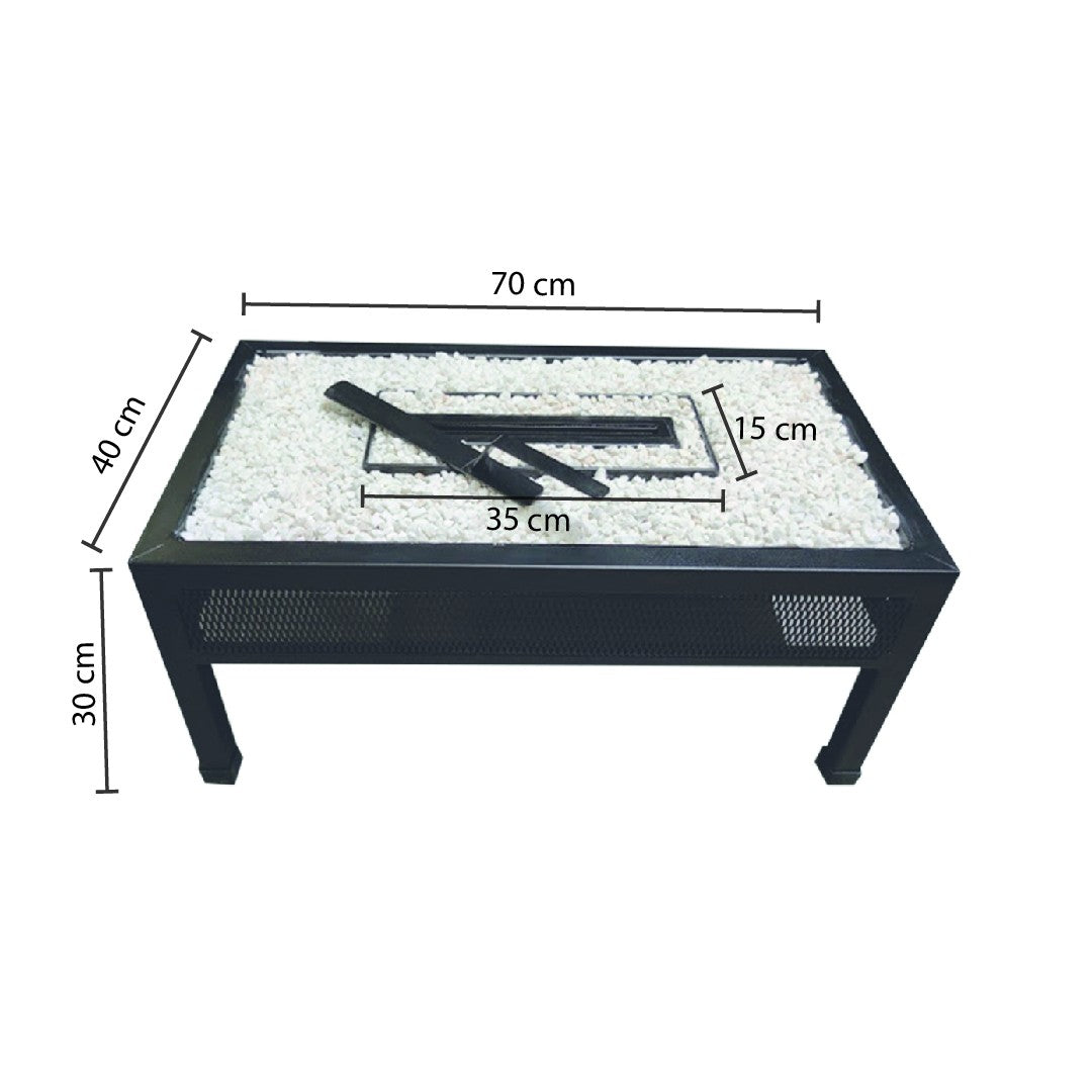 Mesa Chimenea Piedra