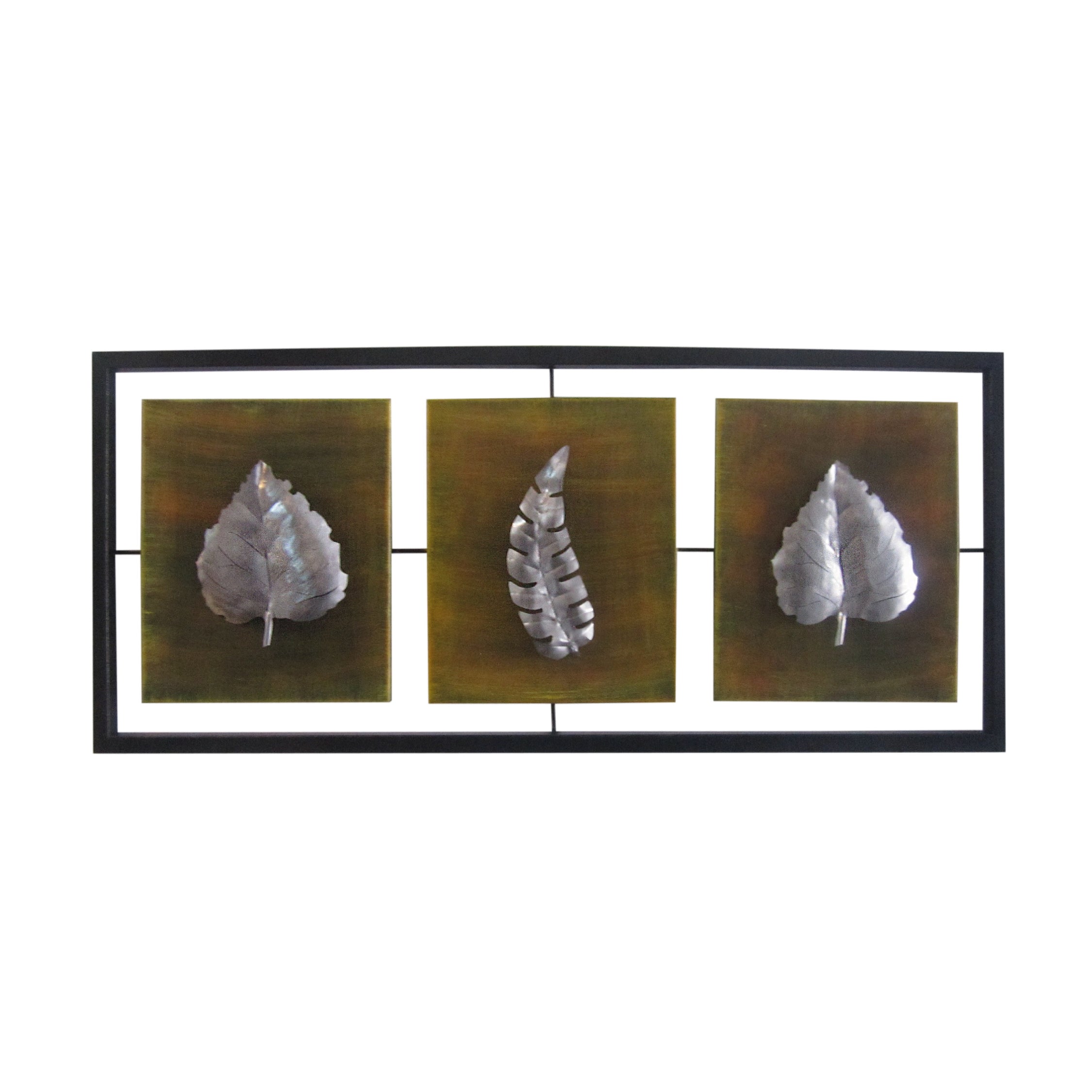 Cuadro Triptico Hojas