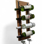 Portavinos mural de 4 botellas- Vertico Vinea