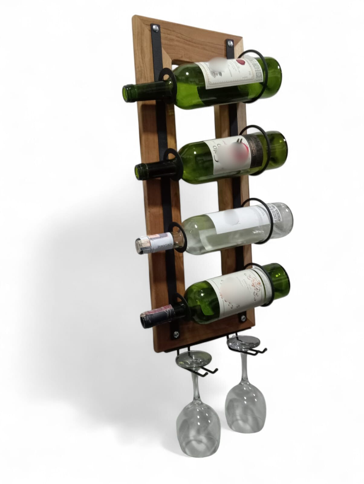 Portavinos mural de 4 botellas- Vertico Vinea