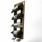 Portavinos mural de 4 botellas- Vertico Vinea