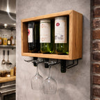 Cava Nexo – Portavinos mural con copero