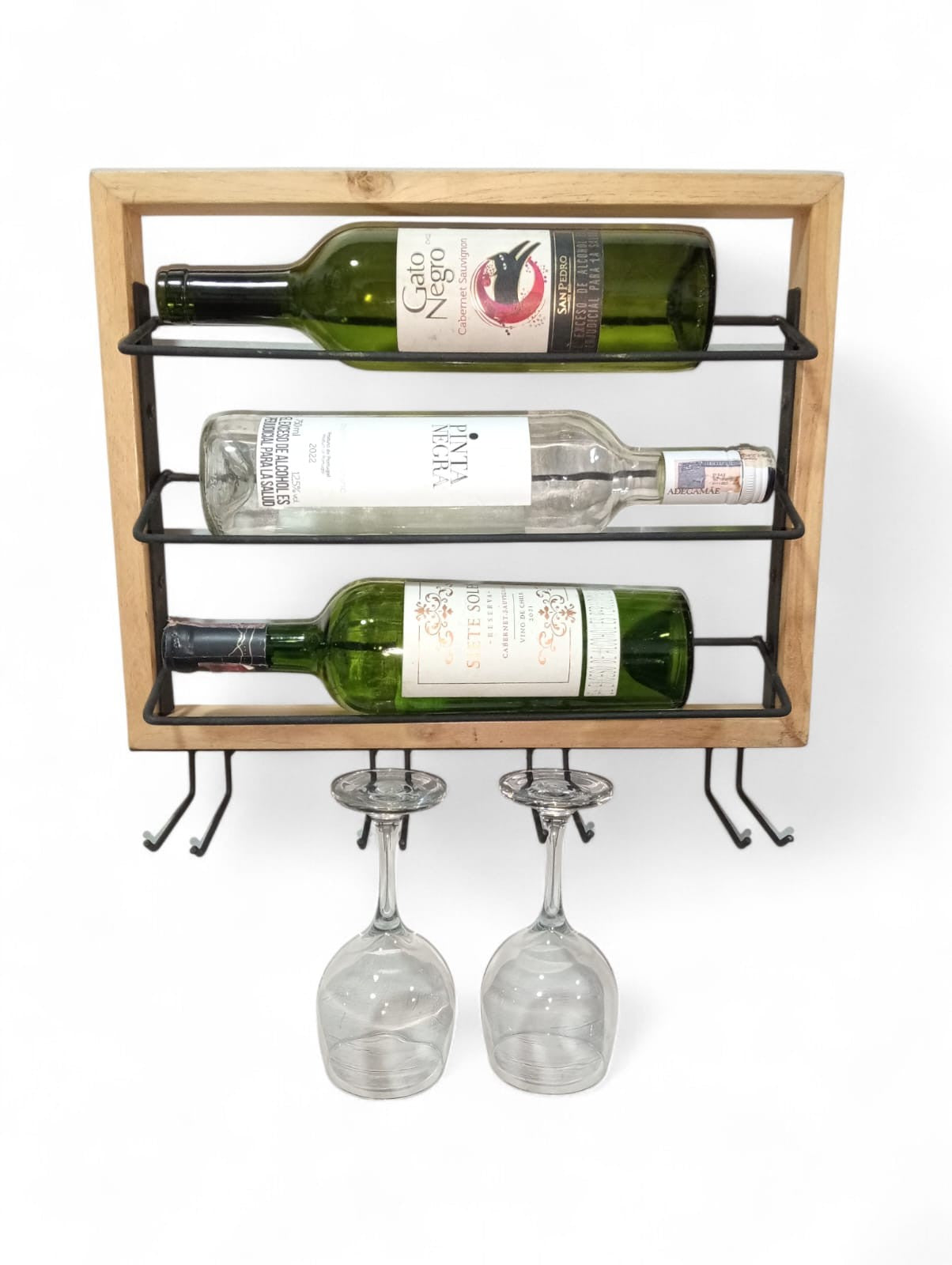 Lignum Cava Portavinos mural con copero