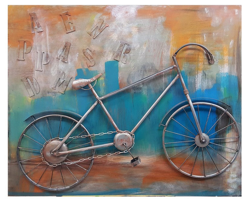 Cuadro 3d Bici vintage