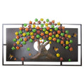 Cuadro Árbol Otoño Mariposas