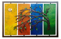 Cuadro Flotante Árbol Viento