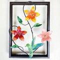 Tradicional floral y colibri